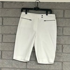 WHBM 12” Bermuda shorts size 6